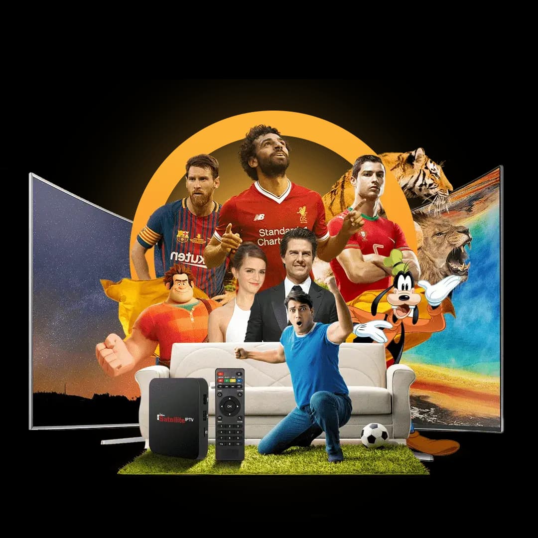 IPTVPack with live sport, films and shows on a smart TV and streaming box